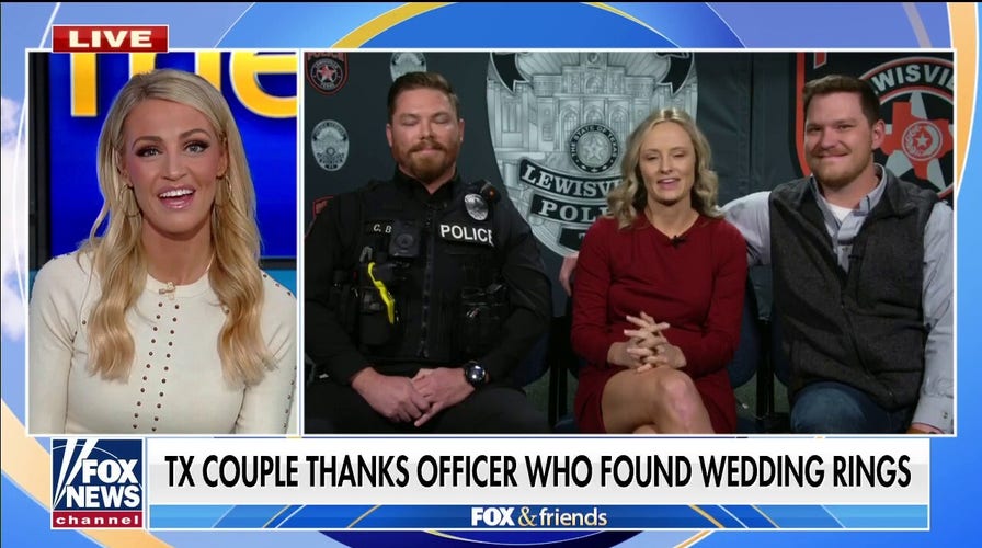 Texas officer finds stolen rings night before wedding