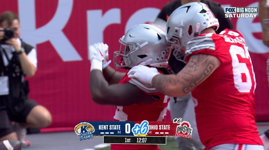 Ja'Kobi Jackson rushes for 11-yard TD, giving Ohio State early lead over Kent State