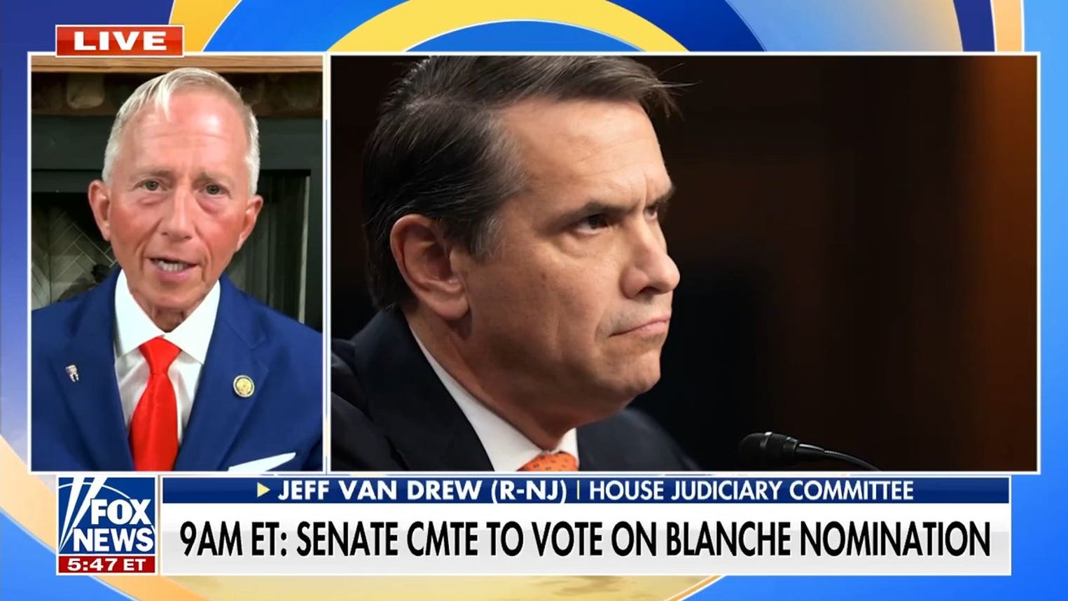 Rep Jeff Van Drew reacts to Todd Blanche AG nomination, NJ voter roll controversy