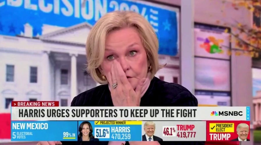 MSNBC's Claire McCaskill breaks down in tears after Harris' concession speech