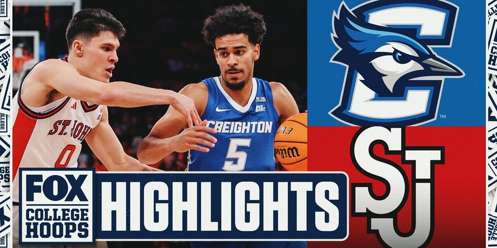 Creighton Bluejays vs. No. 17 St. John's Red Storm Highlights 🏀 FOX College Hoops