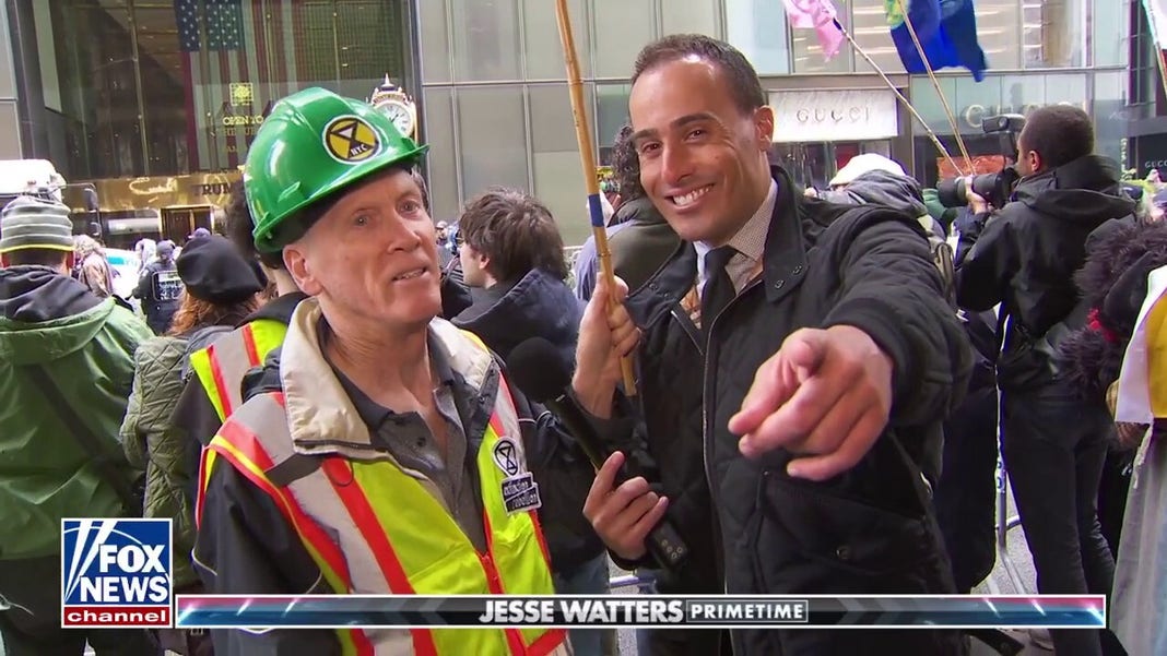 Happy Earth Day from protesting climate activists