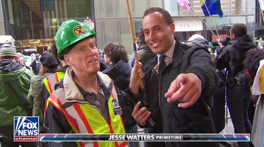 Happy Earth Day from protesting climate activists