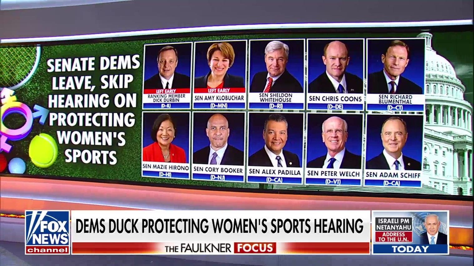Sen Blackburn calls Democrats’ absence at women’s sports hearing ‘disrespectful’