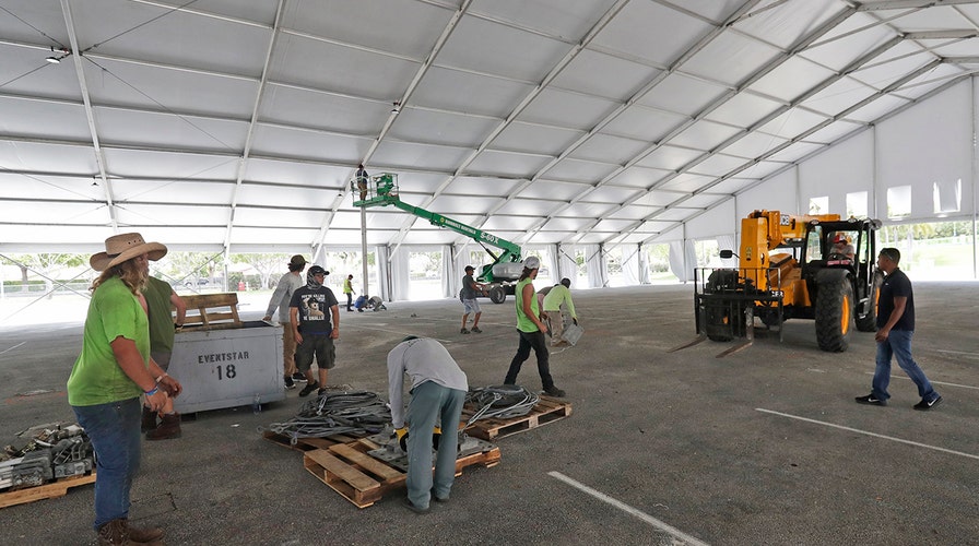 Inside a Miami field hospital being prepared to help during COVID-19