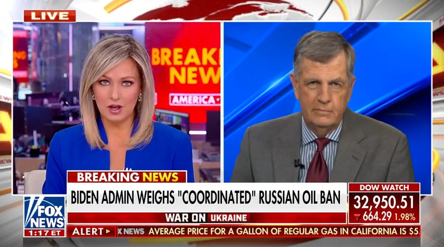 Brit Hume slams Biden administration, green-energy advocates are the 'enemies of fossil fuel production' as gas prices spike