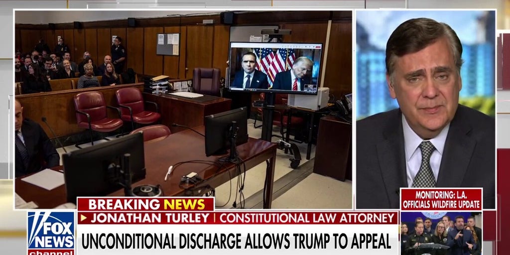 Trump sentencing a ‘sad day’ for New York legal system: Turley