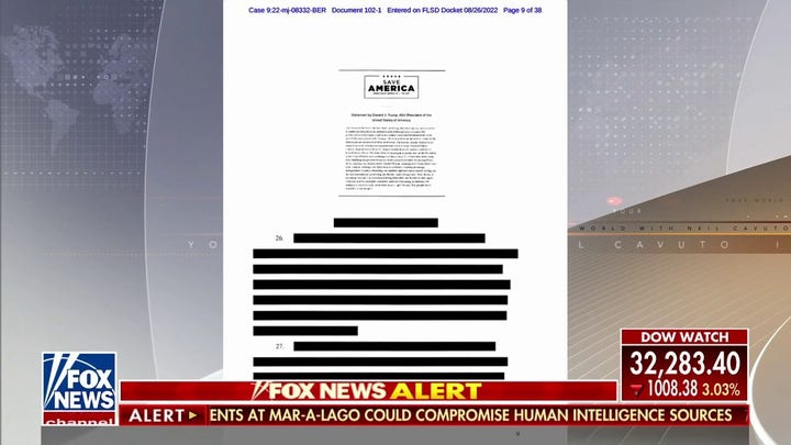 Legal experts break down redacted affidavit released from DOJ on Trump Raid