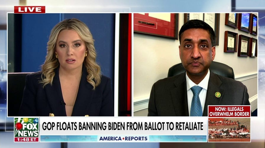 Rep. Ro Khanna pushes back on questions of Trump's ballot ban: 'This is for the courts'