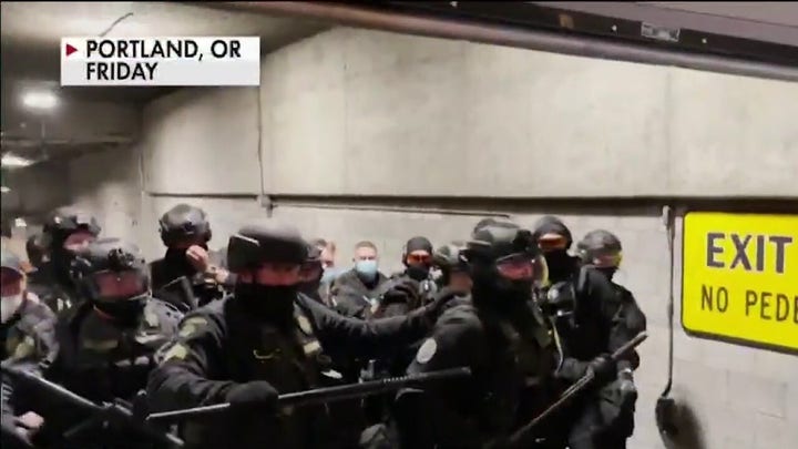 Police declare riot in Portland last night after Rittenhouse verdict