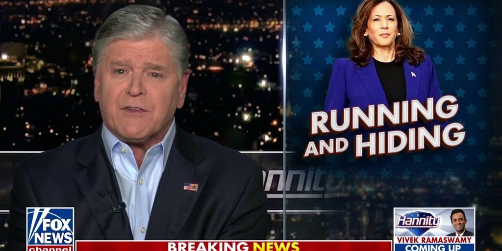 Sean Hannity: Kamala Harris is afraid to debate Trump
