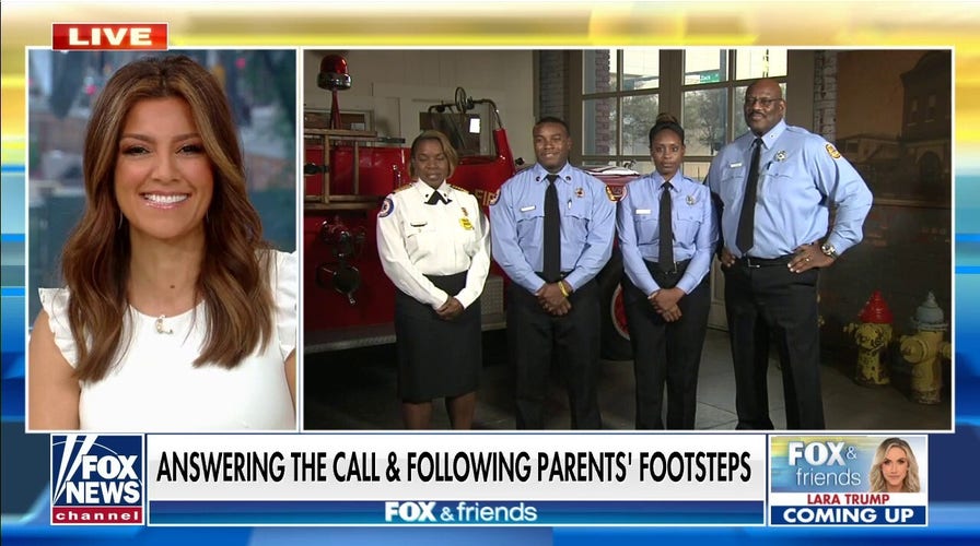 Strong bonds: At the Tampa Fire Department, the chief works with her son, and there's also a father-daughter team