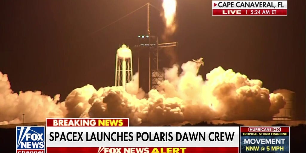 SpaceX launches Polaris Dawn crew for 5-day private mission