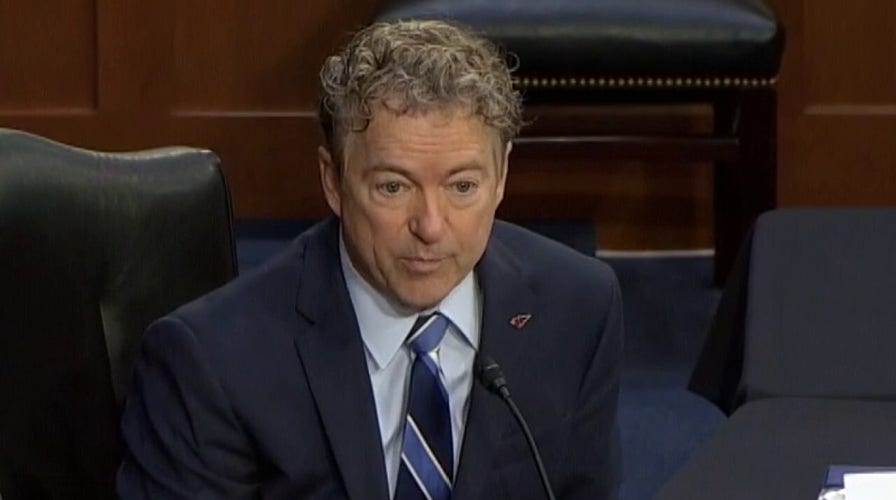 Rand Paul presses Biden nominee over views on giving minors hormone therapy 