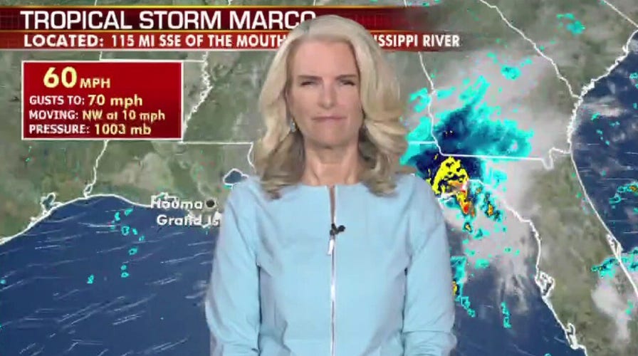 National forecast for Monday, August 24