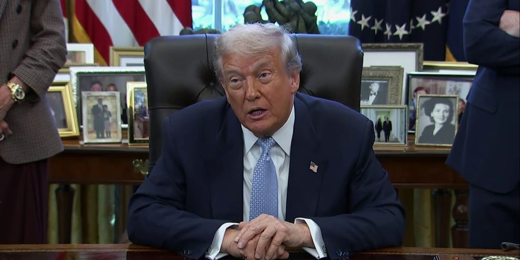 Trump says voice is hoarse after arguing with unspecified country over trade