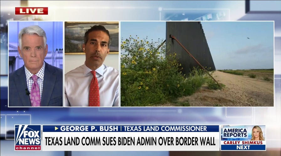 Texas land commissioner sues Biden admin over appropriated border wall funds