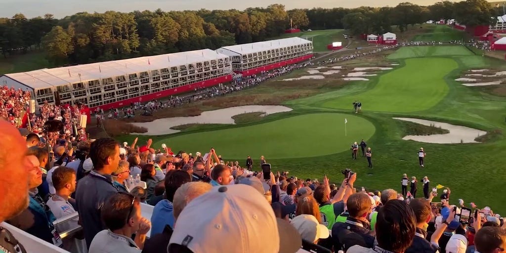 Golf fans sing ‘The Star-Spangled Banner’ as 2025 Ryder Cup begins