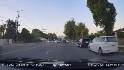 Dashcam captures horrifying moment NBC news helicopter plunges from sky in Los Angeles