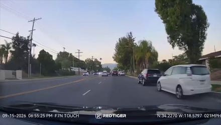Dashcam captures horrifying moment NBC news helicopter plunges from sky in Los Angeles