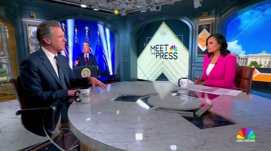 NBC's Kristen Welker presses Newsom on whether it's 'responsible' to have Biden at top of Dem ticket