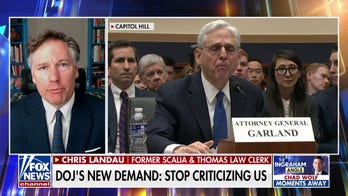 Merrick Garland is trying to blur the lines between legit DOJ criticism and coercion: Chris Landau