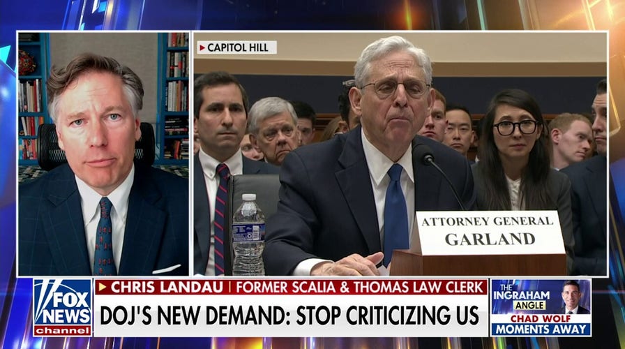 Merrick Garland is trying to blur the lines between legit DOJ criticism and coercion: Chris Landau