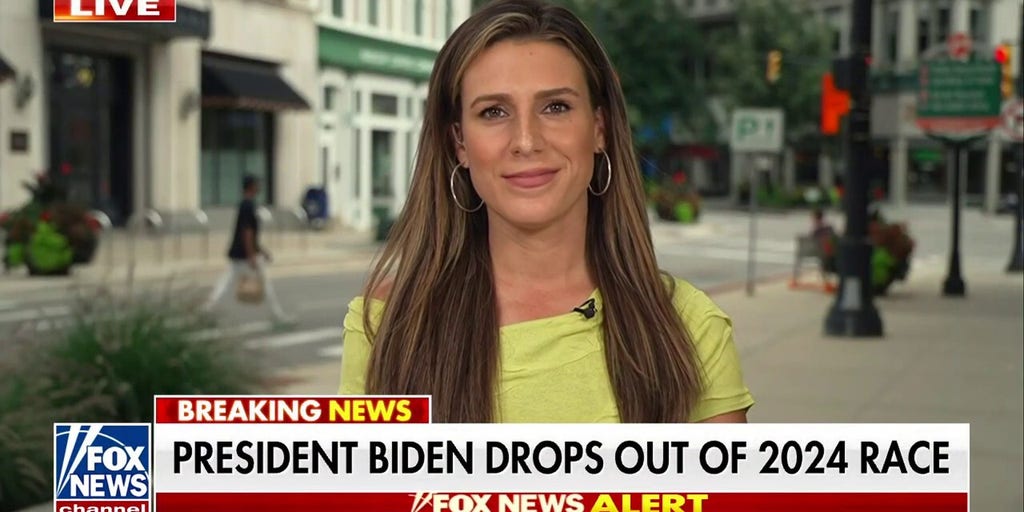 People in battleground Michigan 'not surprised' about Biden dropping out | Fox News Video