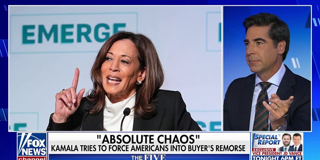 Kamala Harris’ ‘advice’ in comeback speech was ‘dumb,’ says Jesse Watters