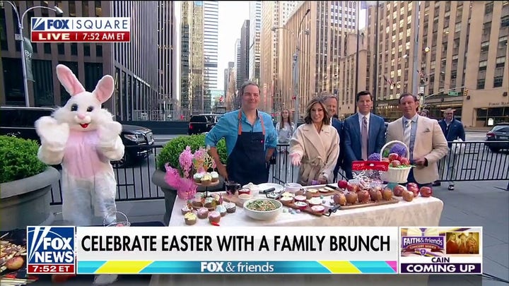 Celebrity chef George Duran cooks up a sweet, savory Easter brunch for ‘Fox & Friends Weekend’