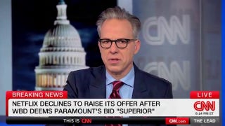 Jake Tapper ruefully breaks news that CNN could fall under Paramount umbrella