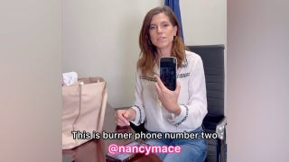 Congresswoman Nancy Mace shows off multiple cellphones, iPads in her bag