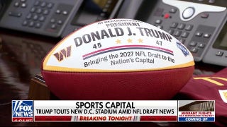 Sports capital: Trump touts new DC stadium amid NFL Draft announcement