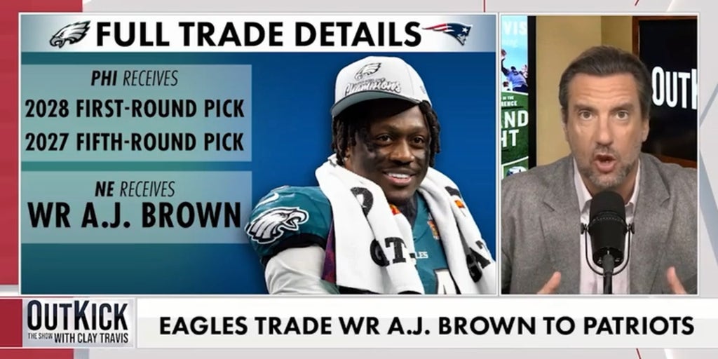 Clay Reacts to AJ Brown Trade | OutKick The Show w/ Clay Travis