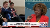Karine Jean-Pierre loses her cool over Peter Doocy's border crisis question