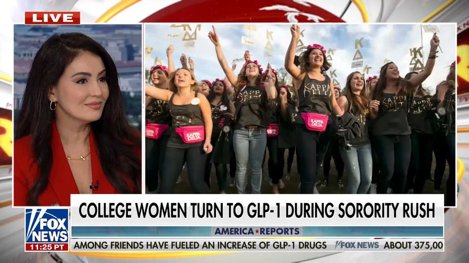 GLP-1 use among college women reportedly on the rise during sorority rush