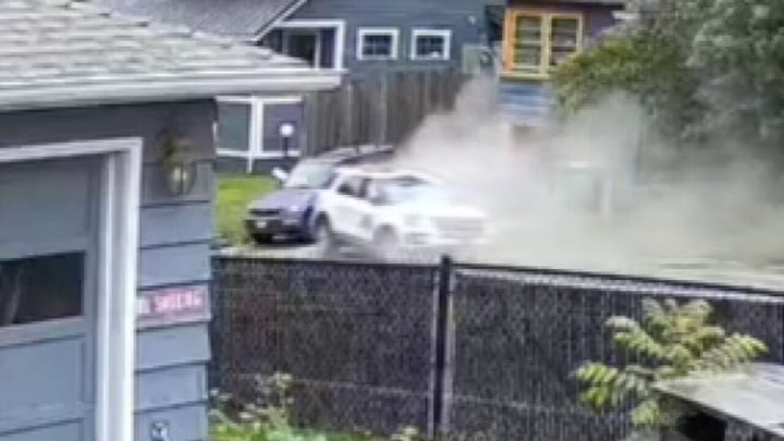 Oregon burglary suspect captured after crashing vehicle during police pursuit