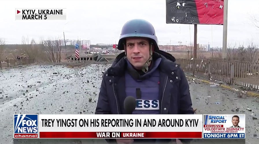 Trey Yingst on covering Ukraine war: This isn't a movie, this is real life