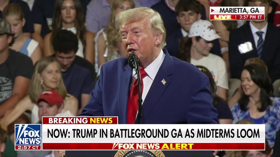 President Trump: The country is 'rocking and rolling'