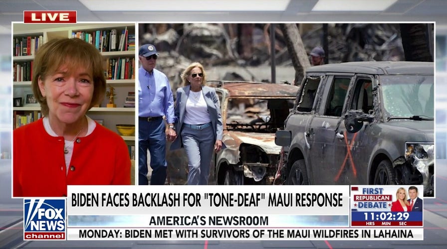 Democratic senator defends Biden's Maui response: 'Unique capacity to connect with people'
