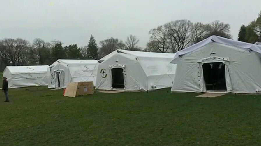 Samaritan's Purse sets up field hospital in Central Park as coronavirus cases rise in NYC	