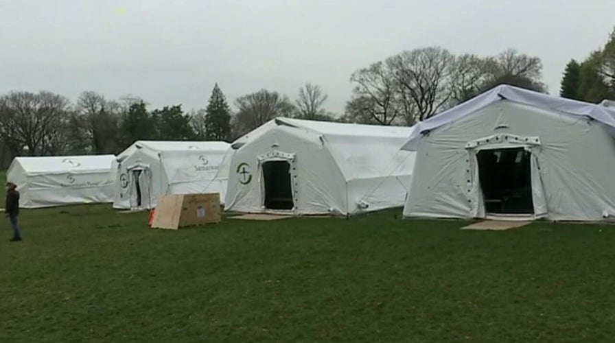 Samaritan's Purse sets up field hospital in Central Park as coronavirus cases rise in NYC