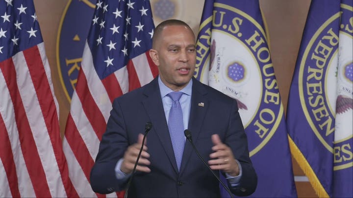 House Dem leader Hakeem Jeffries slams GOP Biden family investigations