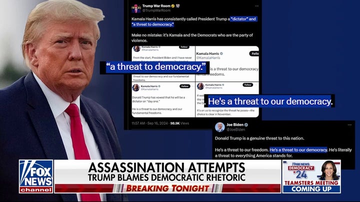 Trump Escapes Second Assassination Attempt: Media Points Fingers at Trump's Rhetoric