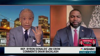 Byron Donalds spars with Al Sharpton over recent comments on Jim Crow: 'That's real cute' - Fox News