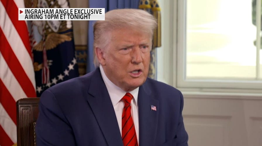 'Ingraham Angle' sneak peek: President Trump on planned visit to Kenosha, Wisconsin