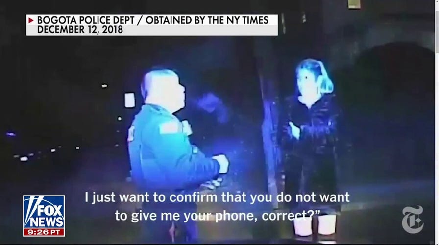 Dashcam video shows Bob Menendez's future wife questioned after crash