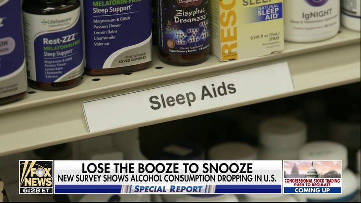 US alcohol sales at record low as Americans turn to sleep aids