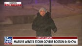 Boston authorities warn residents to stay off roads during snow storm