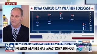 Freezing weather could lead to lower voter turnout at Iowa caucuses, expert warns - Fox News